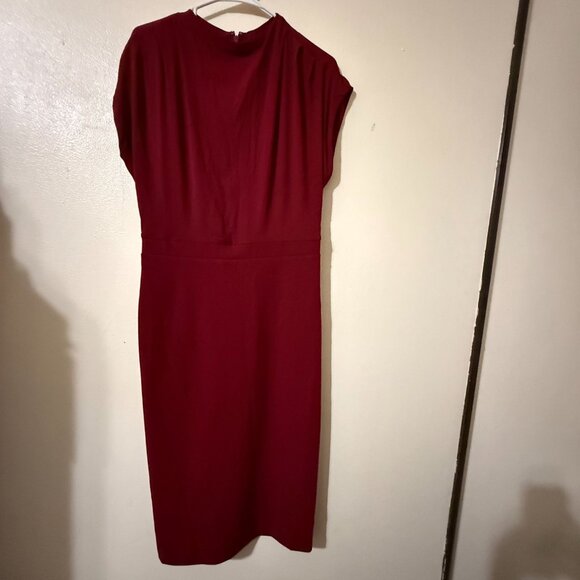 Express Burgundy Cocktail work dress size M - Picture 1 of 7